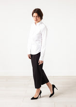 Load image into Gallery viewer, Wide Cropped Trouser in Black