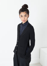 Load image into Gallery viewer, Square Cardigan in Black